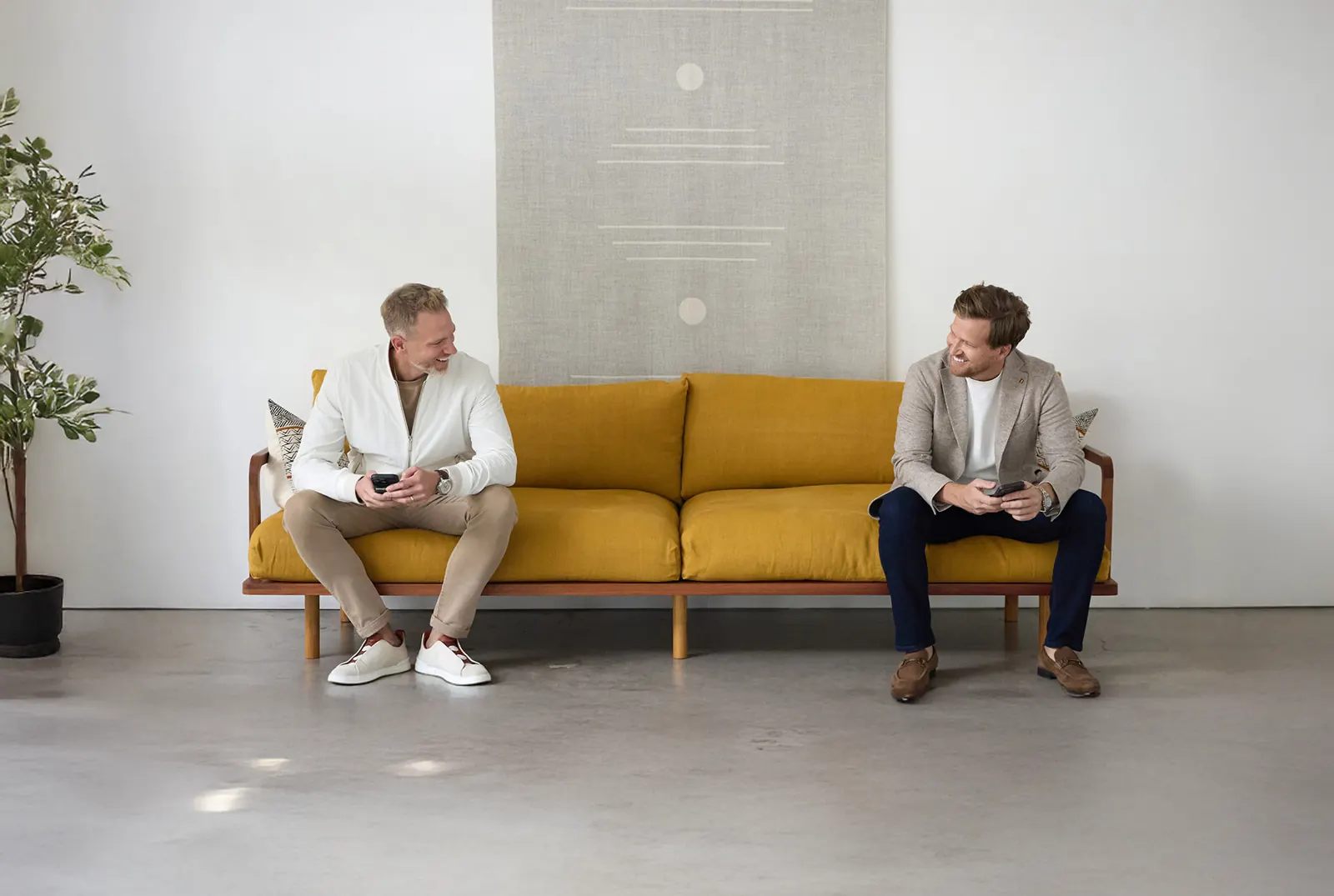 Founding partners Adam Brind and Michael C. McLachlan